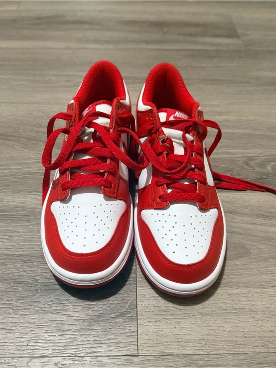 Nike Other - Nike Kids Red and White Low-Top Sneakers